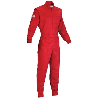 Omp OMPNB157906148 Mechanic Overall für den Sommer, Rot, Größe 48