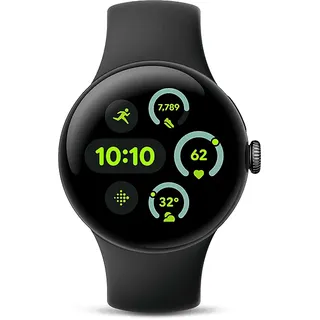 Pixel Watch 3 41 mm Bluetooth matte black Sportarmband obsidian