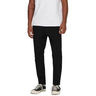 Only & Sons ONSLINUS CROP Stoffhose Schwarz L