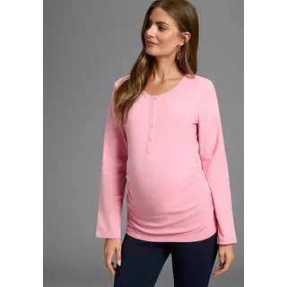 NEUN MONATE »2er Pack Stillshirts mit praktischem Ausschnitt« 2 Stk. 2er Pack Umstandsshirt, für Schwangerschaft und Stillzeit,