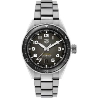 Tag Heuer Autavia Herrenuhr silber schwarz WBE5114.EB0173 - Silber