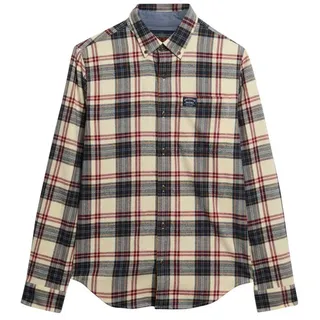 Superdry Langarmhemd Braun L
