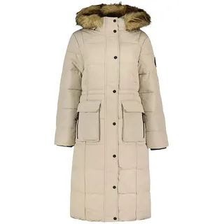 Superdry Everest Longline Pufferjacke - Chateau Grey - XS