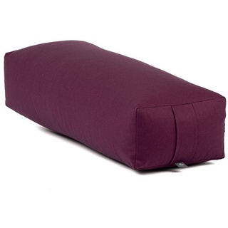 Bodhi Salamba (rechteckig) Yoga-Bolster Eco, Dinkelhülsen Aubergine 1 St