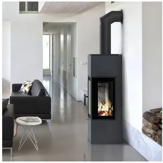 Kratki THOR View Ø 150 8 kW mit Türfeder Schwarz