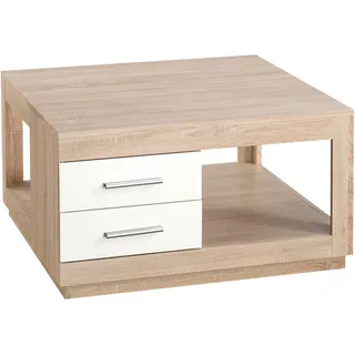 Stolkom Couchtisch Festival Braun Eiche 80 x 45,6 x 80 cm
