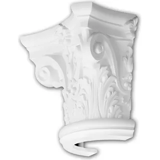 PROFHOME 115001 Halbsäulen Kapitell Säule Zierelement Stuckdekor