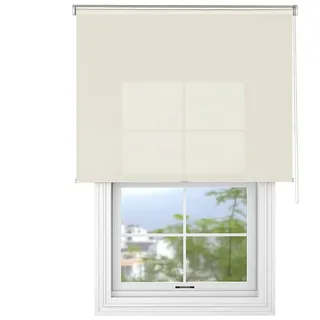 Deco-Raum Rollo blickdicht , Beige , Textil , 85x150 cm , Heimtextilien, Vorhänge, Rollos