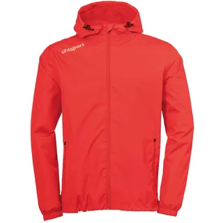 Uhlsport Herren Regenjacke Essential Regenjacke, Rot/Weiß, XXL, 100520203