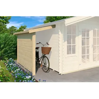 Lasita Maja Gartenhaus-Anbaudach Schleppdach 90 x 240 cm Beige