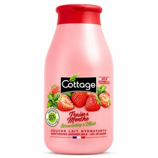 COTTAGE - Duschmilch Strawberry/Minze 97% natürliche Originalbestandteile 1 Einheit - 250 ml