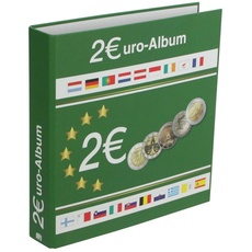 Bild von Münzensammelalbum für alle 2 Euromünzen. Für 80 Münzen