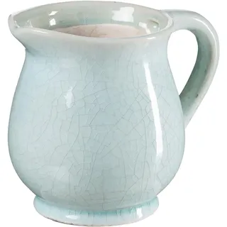 BigBuy Home Vase, Türkis, Keramik, 17,5 x 13 x 15 cm