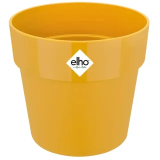 elho B.for Original Rund 25 - Blumentopf für Innen - Ø 24.7 x H 23.2 cm - Ocker