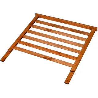 Dobar Rankgitteraufsatz Kubus 2.0 Massivholz 78 cm x 5 cm x 78 cm Hellbraun FSC®