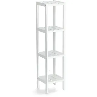 Zeller Standregal 22 x 22 x 92 cm Weiß