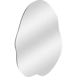 Spiegel Dpep, Spiegel mit Rahmen, Wanddekorationsartikel, Spiegeldekoration, 60x2h85 cm, Schwarz - Schwarz