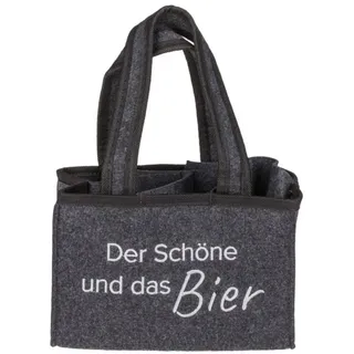 Out of the Blue Flaschentasche für 6 Flaschen Der Schöne und das Bier, 71/2652,