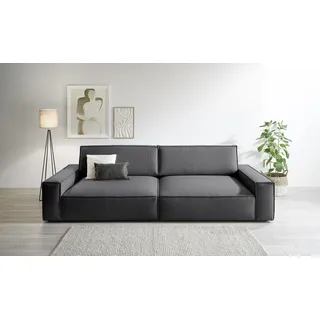 Home Affaire »NEU: SHERWOOD XXL, Big-Sofa (316cm), extra tiefe Sitzfläche 95 cm« bequemer Sitzkomfort, Cord u. Leinenoptik, Kedernaht