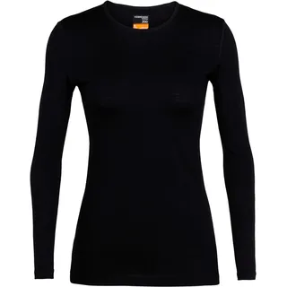 Icebreaker 200 Oasis Crew Merino Langarm-baselayer - Black L