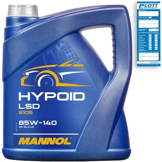 Mannol Hypoid LSD 85W-140 GL-5 LS, 4 Liter