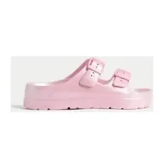 Girls M&S Collection Kids' Buckle Sandals (1 Large - 6 Large) - Pink Mix, Pink Mix - 1 L