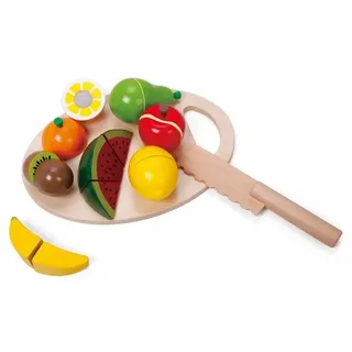 Classic World Wooden Cutting Fruit with Cutting Board 17 pcs.