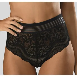 petite fleur gold High-Waist-Slip, mit eleganter Spitz Petite fleur gold schwarz 44/46