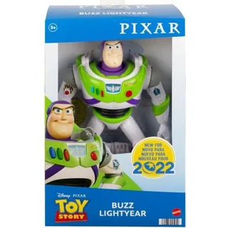 Mattel Große Disney Pixar Buzz Lightyear-Actionfigur, ca. 31 cm, super bewegliche, detailgetreue Sammelfigur aus dem Toy Story Space-Film, ab 3 Jahren HFY27