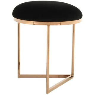 Kayoom Hocker Wynona 325 Baumwolle 40 x 49 x 40 cm Rosa/Schwarz