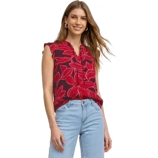 Street One Damen 3230807 Top mit Strukturmix und Crochet-Details (1er Pack)