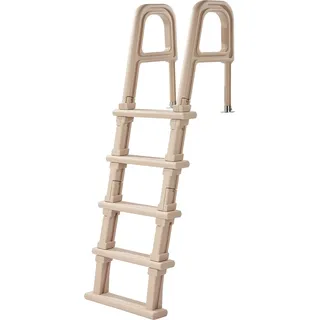 Vevor Sicherheitsleiter Taupe 5 Stufen 122–137 cm