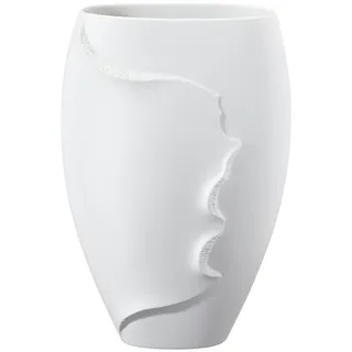 Goebel Kaiser Porzellan Montana Vase aus Biskuitporzellan, in der Farbe Weiß, Maße: 23 x 15cm, 14-001-88-7