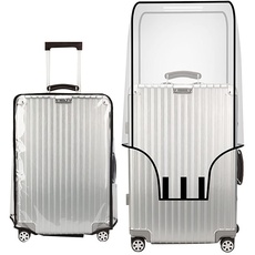 Koffer-Abdeckungen Transparent Gepäck Cover PVC-Material Reisekoffer-Schutzhülle Kofferschutzhülle Schutzhülle Wasserdicht Waschbar Kratzschutz (30inch)