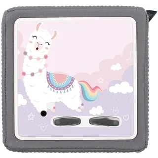 yabaduu Schutzfolie Schutzcover für Toniebox 1 passgenau selbstklebend kindgerecht Folie Zubehör für Kinder Spielzeug (Y031-35 Alpaka, Ohne Wunschname)