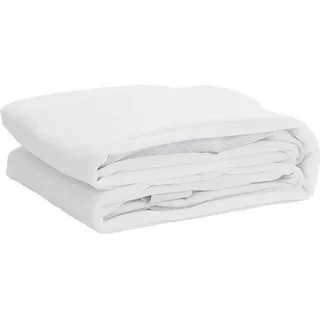 vidaXL Matratzenschoner Wasserdicht 160 x 200 cm Weiß