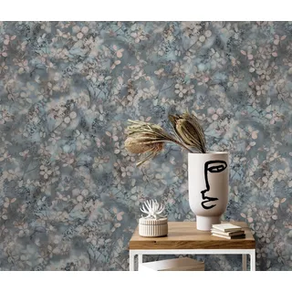 Erismann Vliestapete »Vliestapete PURITY« geprägt Phthalate frei, blau