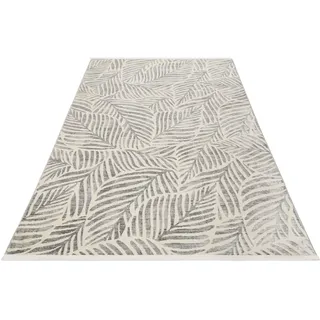 Esprit »Victoria ESP-21078« rechteckig 7 mm Höhe Moderner Design Kurzflorteppich mit Fransen, Wohnzimmer,