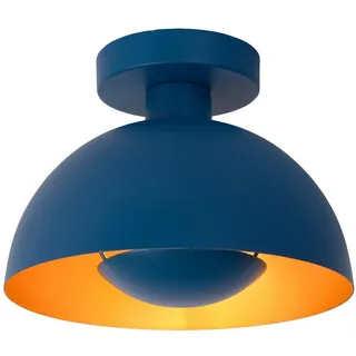 LUCIDE Dimmbare Leuchte 1 rund blau/Metall Ø 25 cm