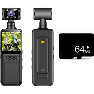 INF High-Definition-Clip-On-Körperkamera M12 Direktaufzeichnung