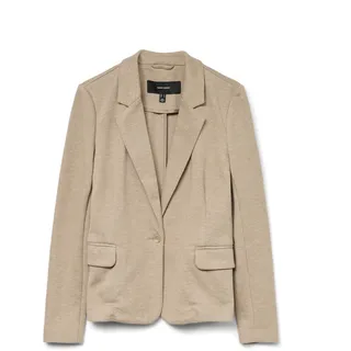 VERO MODA Damen Blazer 10154123 Silver Mink 36