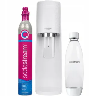 Sodastream Terra weiß + PET-Flasche + Zylinder