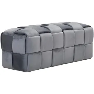 Xora Sitzbank , Dunkelgrau , Textil , 108x43x44 cm , Garderobe, Garderobenbänke, Sitzbänke