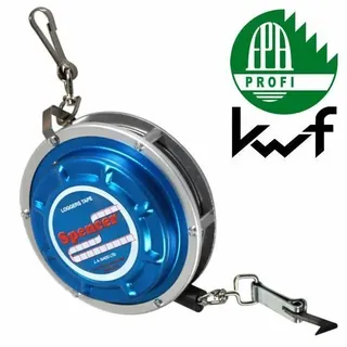 Forstmaßband Spencer 15-20-25-30m Klapphaken - Scherenhaken - Schmiedehaken KWF - 15m - C