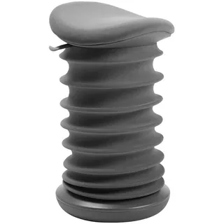 Topstar Bürohocker , Anthrazit, Grau , Kunststoff, Textil , Uni , Bodenplatte , 37.5x53-64x36 cm , Made in Germany , Büromöbel, Bürostühle, Bürohocker