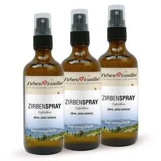 ZirbenFamilie® 3er Spar Set ZirbenSpray 300 ml