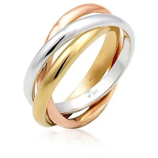 Elli Ring Basic Wickelring Klassisches Design 925 Silber