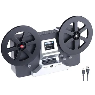 Somikon Filmscanner: HD-XL-Film-Scanner & -Digitalisierer für Super 8 & 8 mm, bis 7'-Rollen (Filmscanner Super 8, 8mm Scanner, S8)