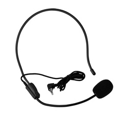 VBESTLIFE 3,5 mm Kopfhörer mit Kabelanschluss, Mikrofonkondensator MIC für Voice Amplifier-Lautsprecher