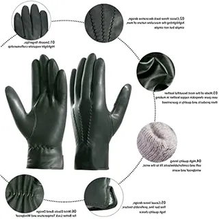 Herren Lederhandschuhe aus italienischem Schaffell